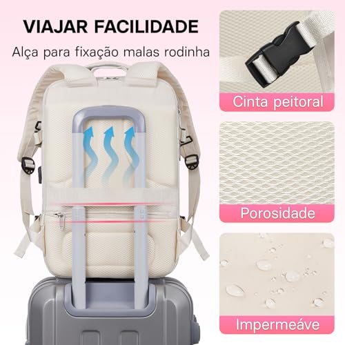 Romantic Crown Mochila Masculina de Viagem para Notebook