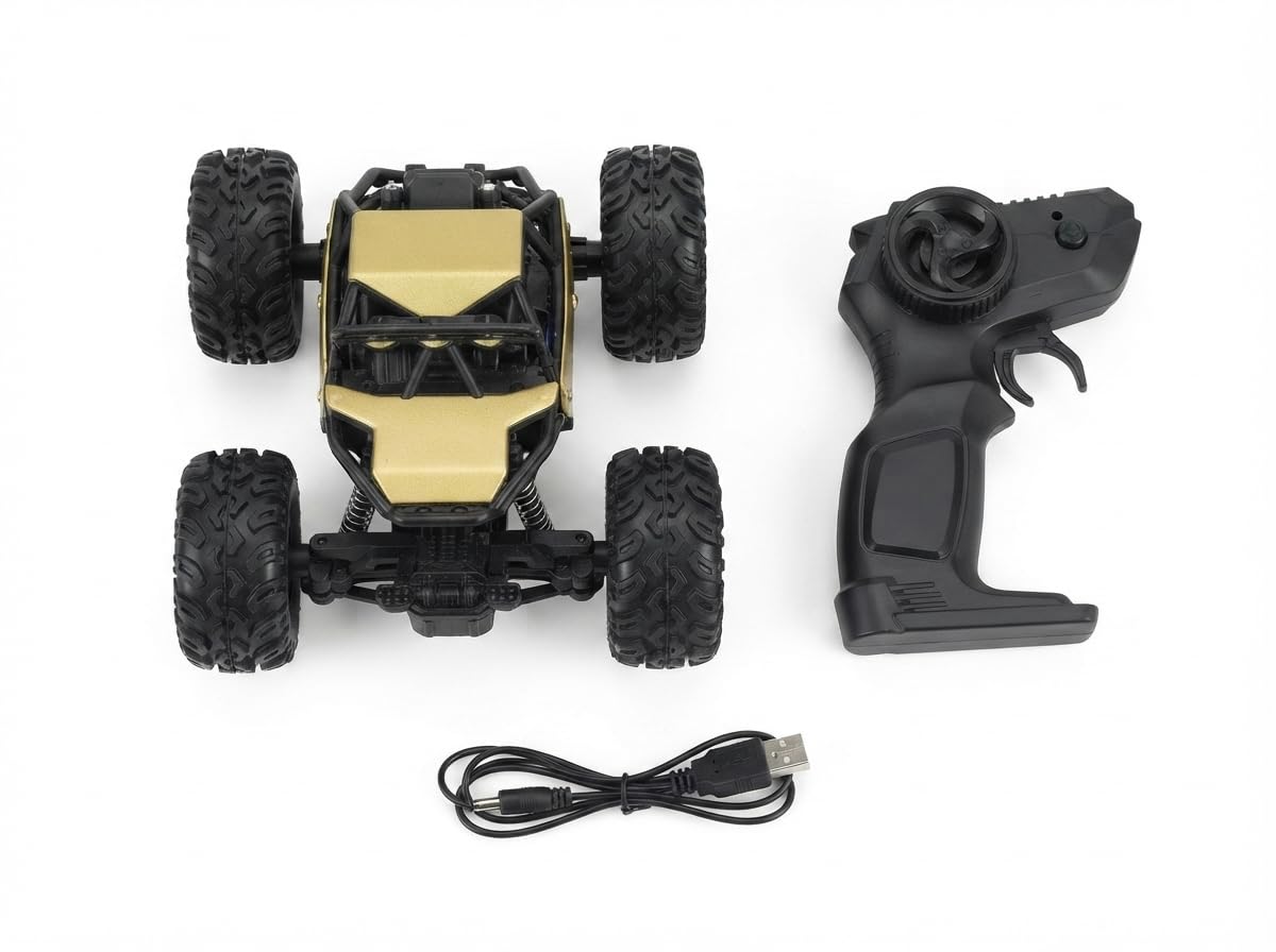High Speed Off Road RC Monster Truck Rechargeable Remote Control Racing Car Big Wheel Stunt Adventure Kids Fun-image-34