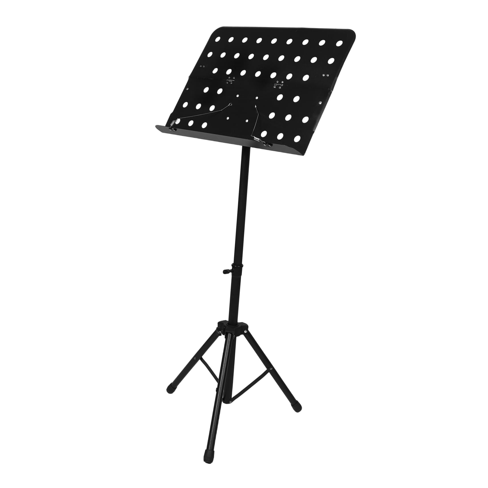 Toyvian Supporto per Spartiti Musicale Pieghevole e Regolabile in Altezza, Supporto Stabile in Plastica e Ferro, Portatile per Esibizioni e Viaggi