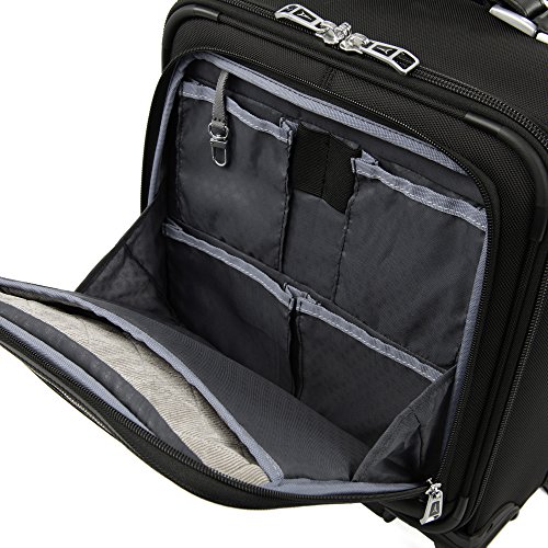 Travelpro Platinum Elite Carry-on Spinner Tote Bag with USB Port, Shadow Black, 16-Inch2