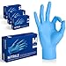 Produktbild The Real Touch Einweghandschuhe, Blau Nitrilhandschuhe - Box mit 100 Stück, Einmalhandschuhe Puderfrei und Latexfrei, Nitril Handschuhe Einweg für Küche und Reinigung (Blau, M)