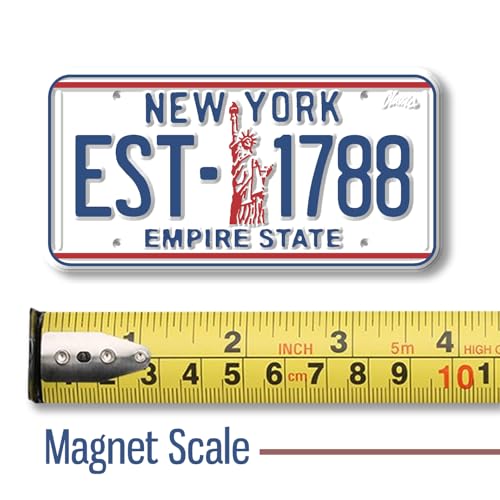 Imán decorativo estilo placa de Nueva York miniatura 2