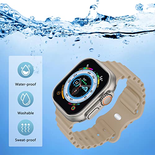 TopPerfekt Ocean strap Compatible with Apple Watch Ultra strap 42mm 44mm 45mm 49mm - Image 3
