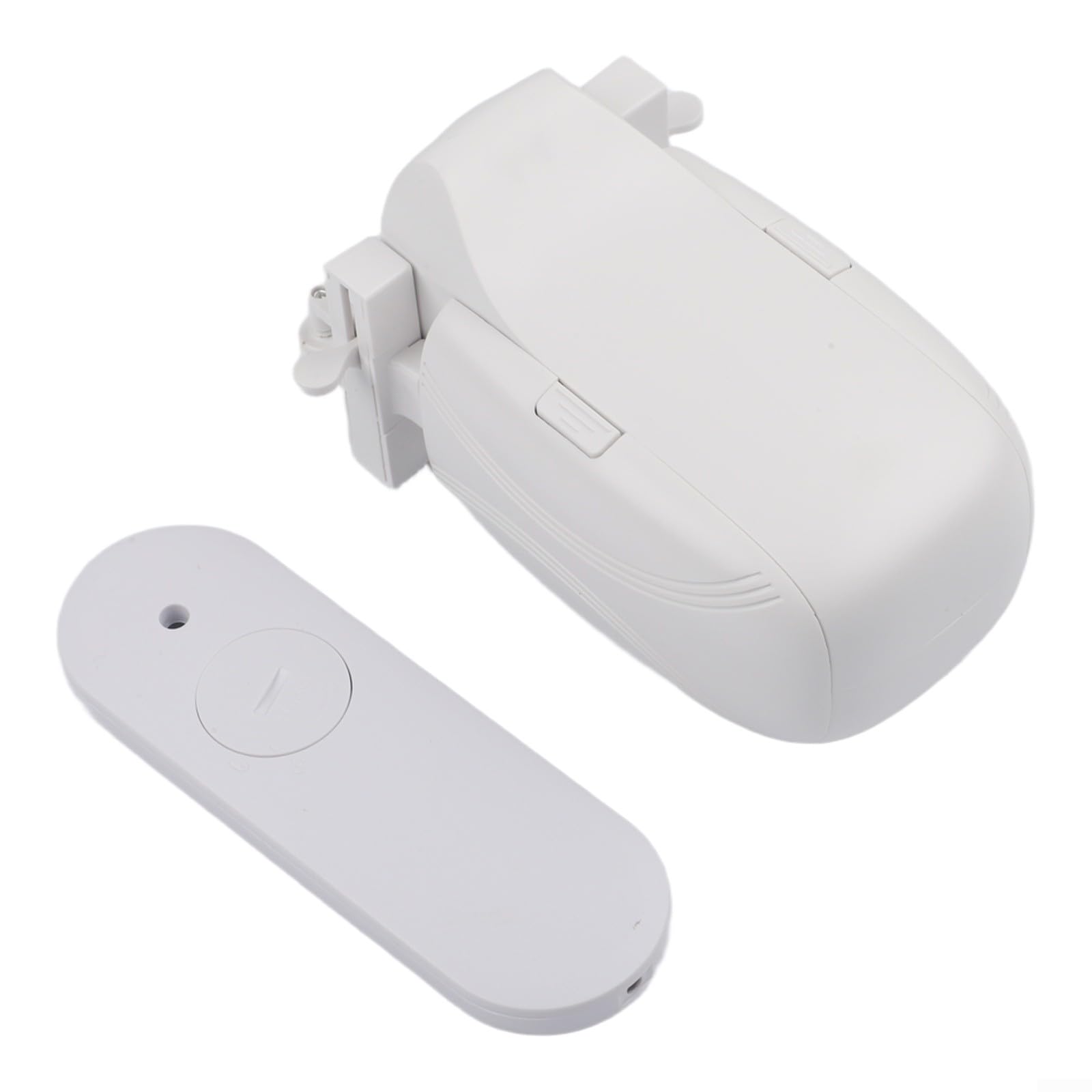 Motore di automazione per tende telecomandato wireless integrato, 4000 mAh, driver per tende automatico compatibile con pali romani tipo U e I binari per finestre per uso interno (1 pezzo TU)