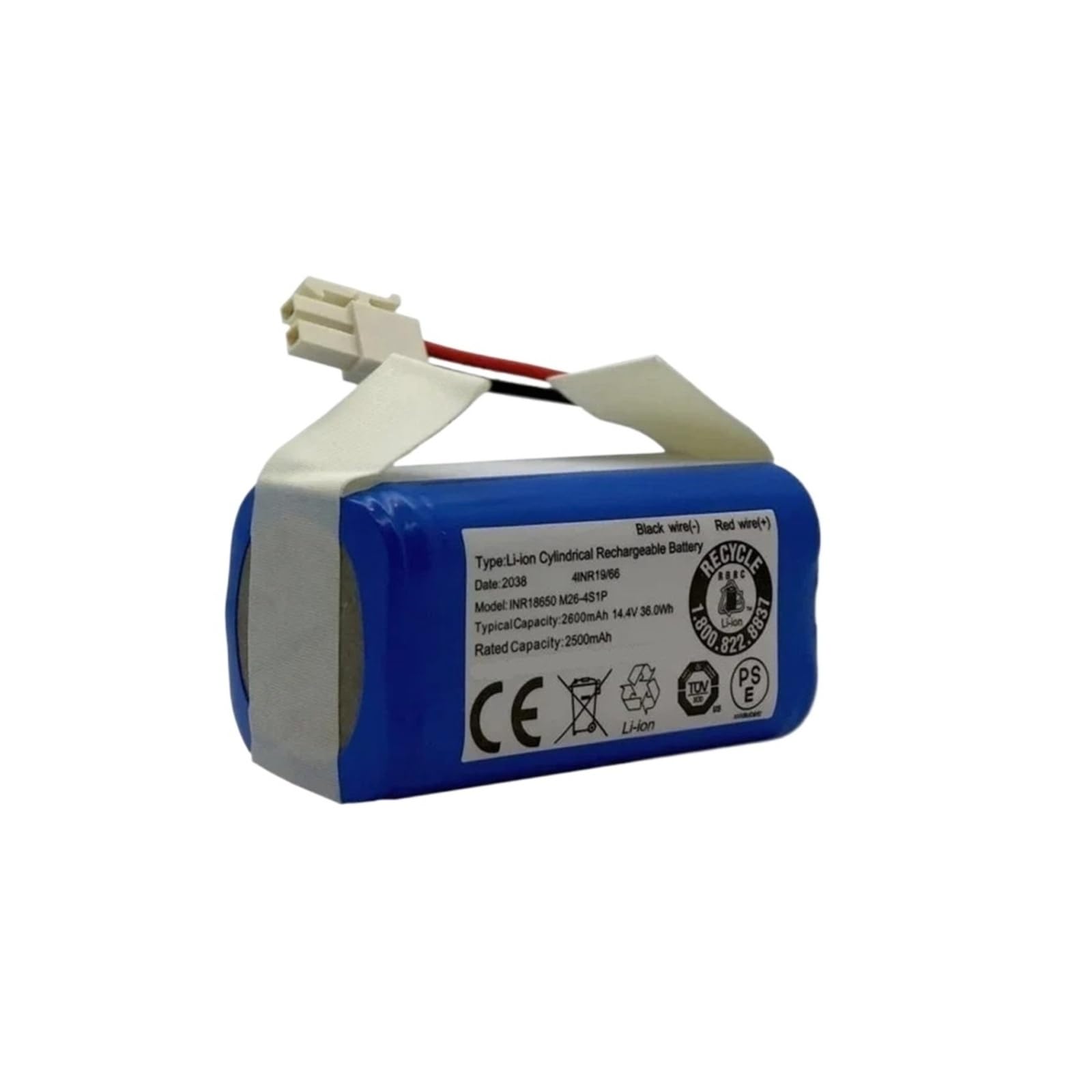 Batterie 3500 mAh M26-4S1P pour finir le nettoyage sans coupure