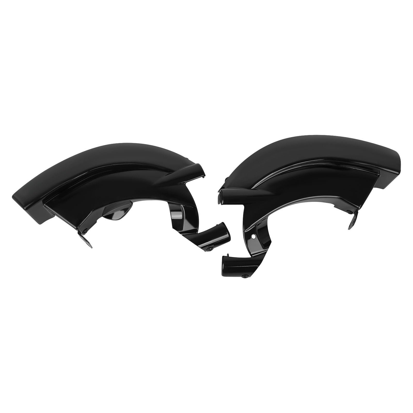 Pinza de freno para motocicleta, conductos de refrigeración de aire, cubierta del radiador compatible con Suzuki GSX-R 1000R 2017-2025 GSX-R1000 2009-2025 Conducto Aire Freno Delantero(Matte Black)