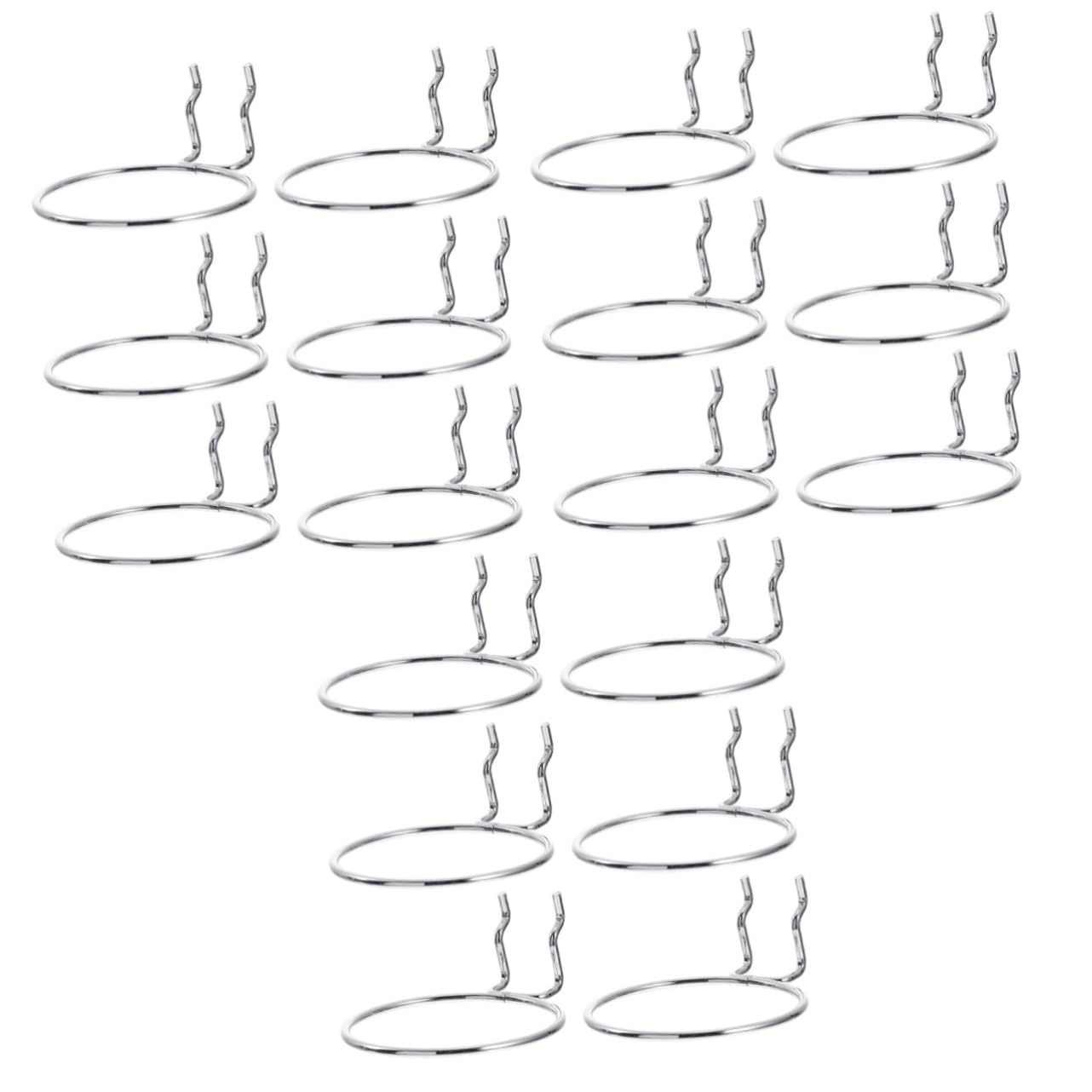 3 Set Gancio Rotondo Ganci Per Barattoli Con Pioli J Gancio Per Pannello Attacchi Per Pannelli Forati Organizer Da Parete Per Pannelli Forati Silver Ferro Da Stiro 6 Pezzi*3