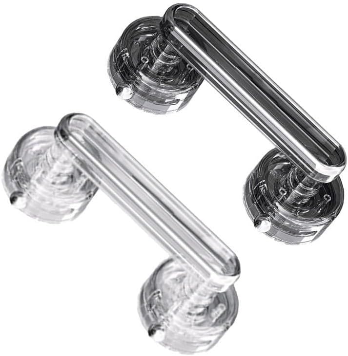 Zinc Alloy Concealed Hinge Flip Cabinet Doors, Close Damping Buffer Hinge, Compatible with 16-22mm Thick Doors, Silver (1 Set)