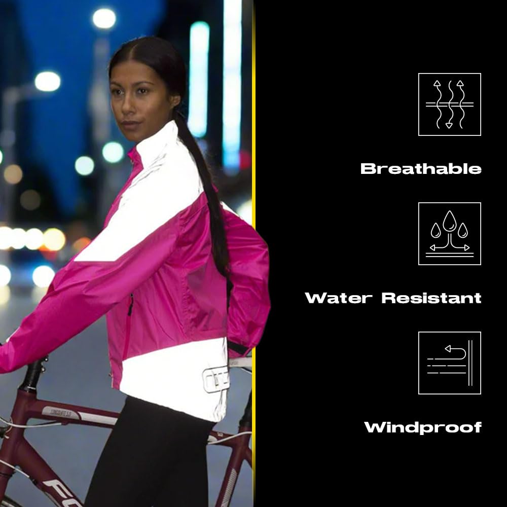 Proviz Nightrider Veste de Cyclisme imperméable pour Femme