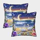 ★ Cadeau parfait et décoration: décorez votre maison avec cette housse de coussin. Ajoutez une touche de style à votre canapé, votre chambre, votre literie, votre salon, votre voiture et votre bureau. Les taies d'oreiller sont également un cadeau chaleureux et parfait pour l'hôtesse, Noël, Halloween, les fêtes, les anniversaires ou les chambres chaudes, etc.