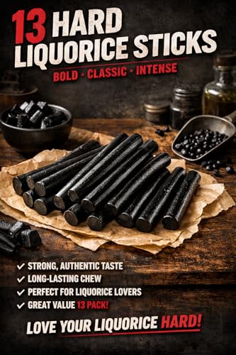Bassetti Hard Liquorice Sticks x 13