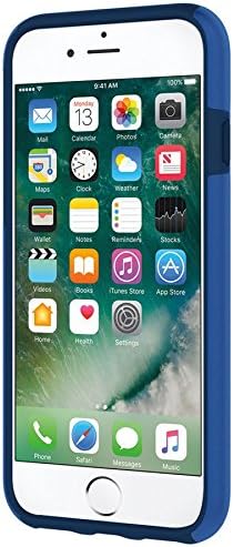 Incipio DualPro iPhone 7/6/6s Case with Shock-Absorbing Inner Core & Protective Outer Shell for iPhone 7/6/6s - Iridescent Nautical Blue/Blue