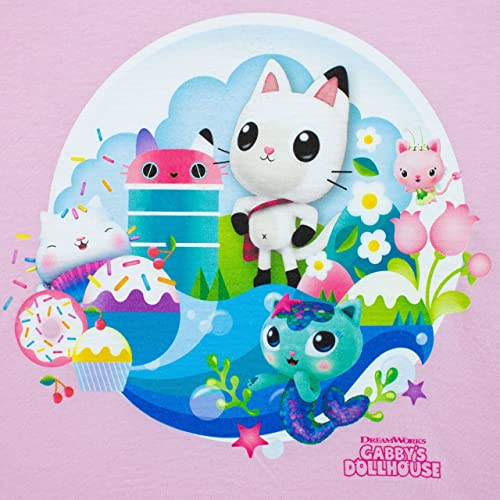 DreamWorks Gabby's Dollhouse T-Shirt Girls Gabbys Pandy Paws Tee Short Sleeve2