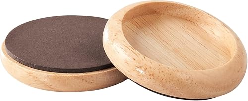 Miniatura 2 de Scotch Copas de ruedas SP909-NA, madera de roble redonda de 2 pulgadas, 4 por paquete, 6 paquetes por interior