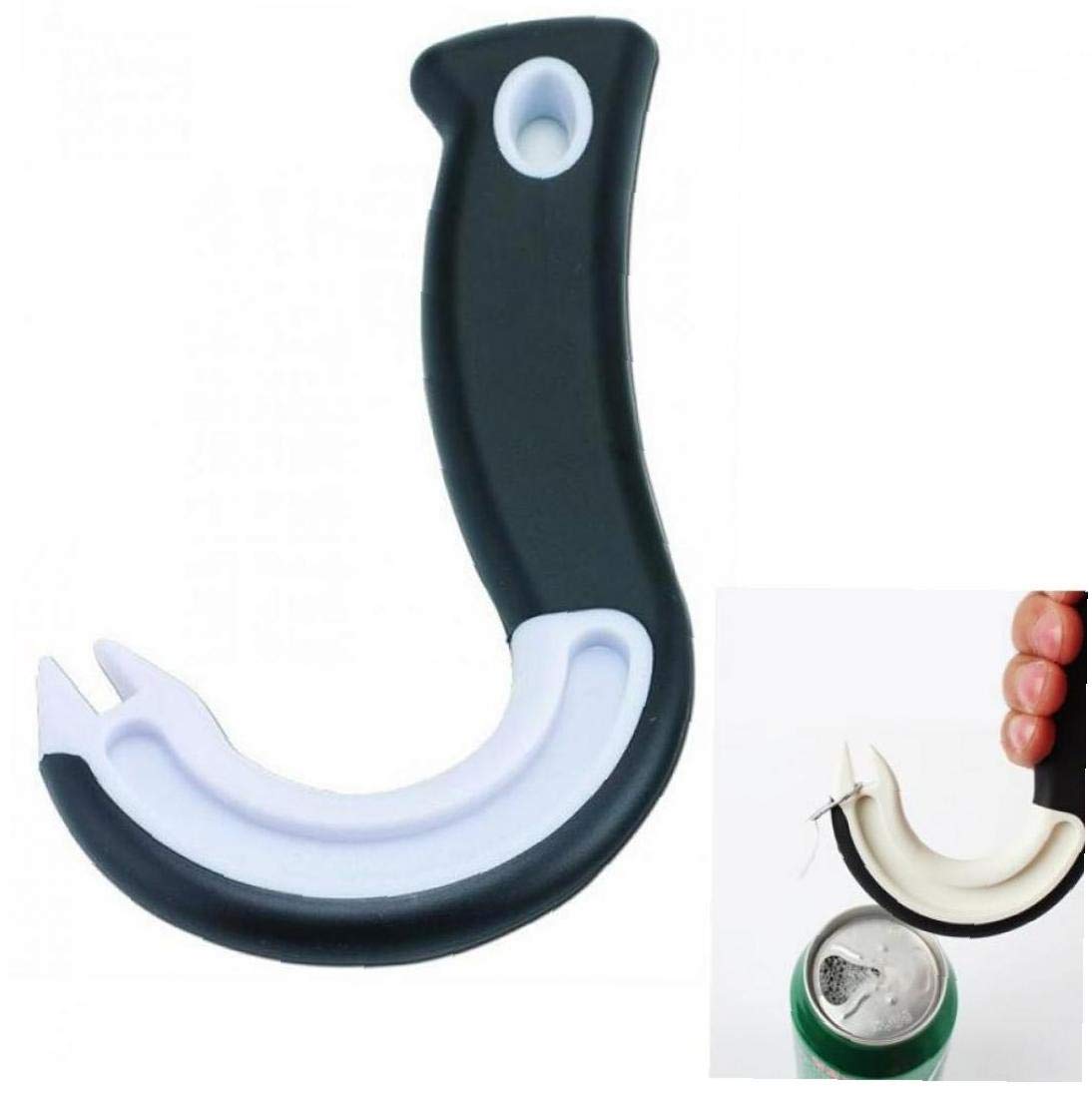 Ouvre-Boîtes À Crochets En Forme De J, Ouvre-Boîte À Anneau Facile