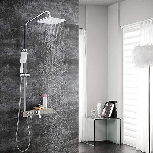 Robinets de douche Den à effet cascade et mitigeur mural haute précision - 3