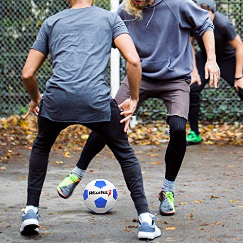 Bola de futebol, Andoer Bola de futebol padrão tamanho 4 oficial bolas de futebol PU bola de treinam