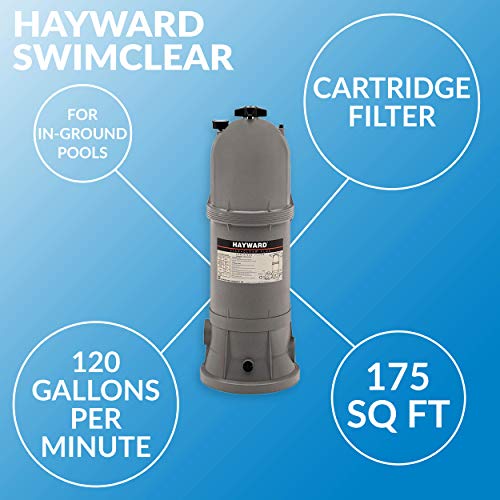 Hayward W3C17502 Swimclear Plus Cartridge Pool Filter, 175 Sq. Ft. #TOP1