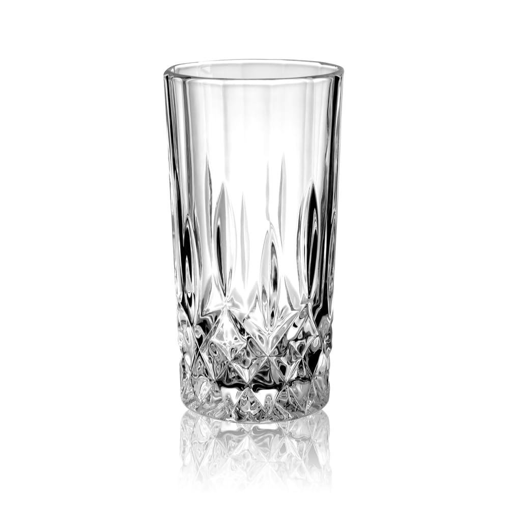 Set de 6 vasos de cristal elegante miniatura 2