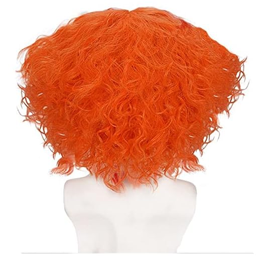 Orange Wig, Wig Cap, and Eyebrows - Image 6