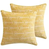 Throw Pillow Covers Double-Sides Embroidered Boho Throw Pillow Cases Accent Pillows for Bed Modern T