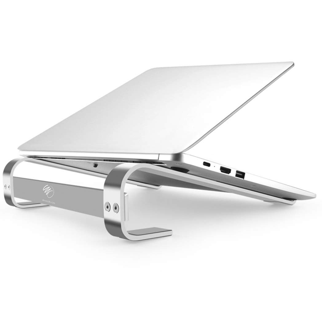 IMOSHION Aluminium Desk Compatible Laptop Holder - Silver