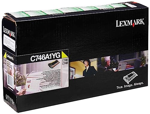Lexmark C746A1YG jaune cartouche de toner authentique pour Lexmark C 748 DTE