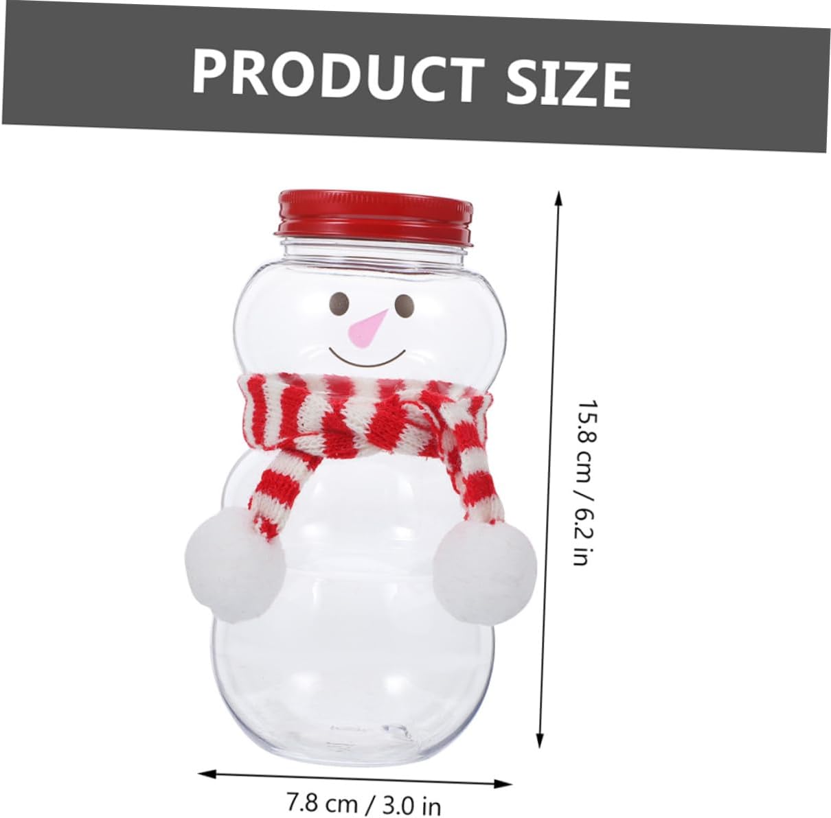 10sets Christmas Snowman Beverage Bottles Hats and Scarves Leak Containers for Juicing and Drinks for Holiday Gifting and Festive Gatherings