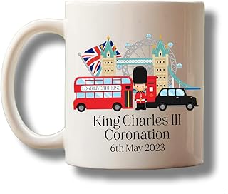 King Charles III Coronation Mug commemorative gift of His Majesty Coronation souvenir