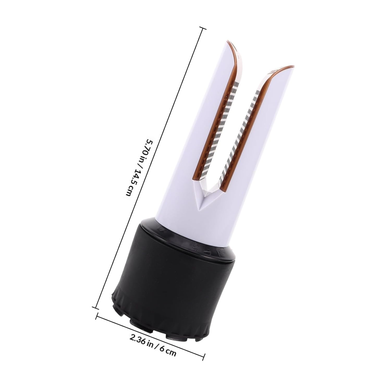 Uonlytech Hair Dryer Nozzle Attachment with Quick Drying and Compact Design, White PC Concentrator Nozzle for Travel Use, Compatible Blow Dryer Straightener Attachment for Efficient Styling