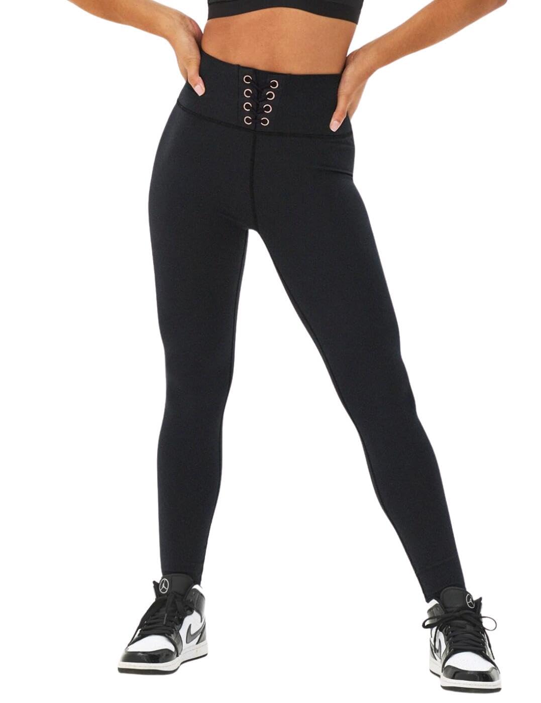 Pour Moi 97135 Energy Eyelet Leggings Black