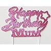 AILEXI Handmade 1 tel glitter cake decorating toppers – Happy Birthday Mum Rozerood