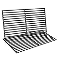 Uniflasy Cast Iron Cooking Grates for Cuisinart GAS2256AS, Cuisinart 2256, 18'' x 20.4" Grid Grates Replacement Parts for Cuisinart 2-Burner Gas Grill, Set of 2