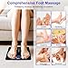 EMS Foot Massager Machine for Pain Relief - TENS Muscle Stimulator with 8 Modes & 19 Intensities, LCD Screen - Rechargeable for Feet, Hands, Hip, Leg to Improve Circulation & Relaxation