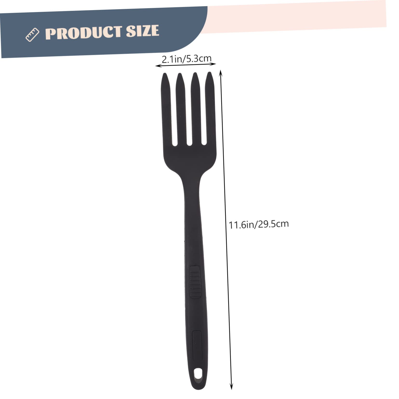 Garneck Healthy Safe Silicone Pasta Fork Perfect for Family Restaurant Hotel Camping