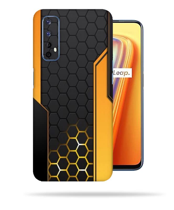Image of Hexagon Skin Back Protector Film Ultra Thin Scratch Resistant Vinyl (Not Case and Cover) for Realme 7