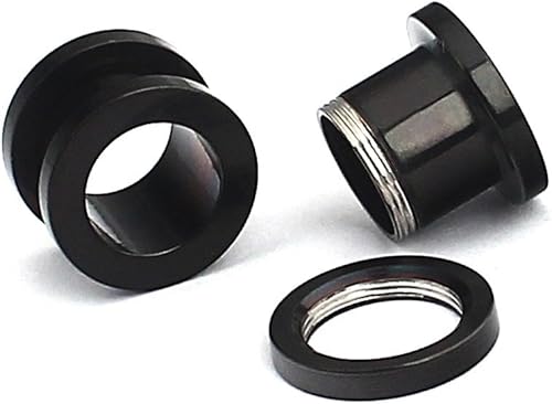 Miniatura 3 de Ruifan kit de 16 expansores de acero quirúrgico 8 pares 14 g - 00 g 16 mm-10 mm