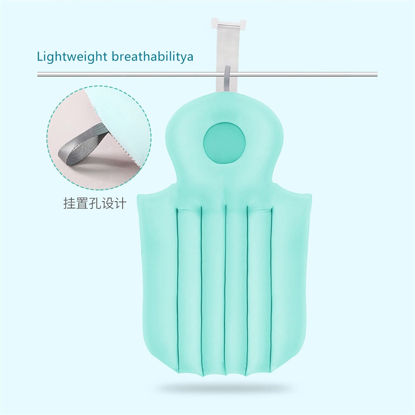Poduszka łazienkowa do wanny, ergonomiczna poduszka do wanny spa, mata do wanny spa podkładka na materac świetne podparcie pleców dla dorosłych, poduszka do wanny na całe ciało, miękka i szybkoschnąca
