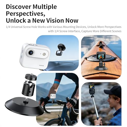 Aytdhfrn Multi-functional Flip Screen Action Camera 4k 360 miniatura 4