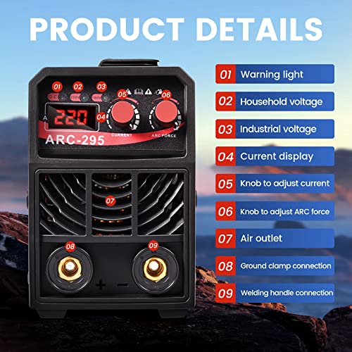 Hlieeosfcn Saldatrice Inverter Elettrodo MMA