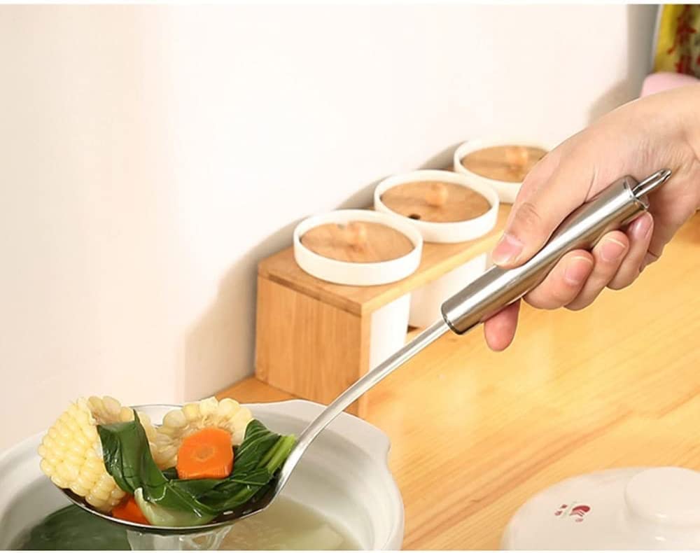Küchenset, Kochwerkzeug, Küchenutensilien-Set, Spatel, Kochutensilien-Set aus Edelstahl, Pfannenwender, hitzebeständiger Griff, Suppenlöffel, antihaftbeschichtet, spezieller Kochschaufel, Wender, Küch