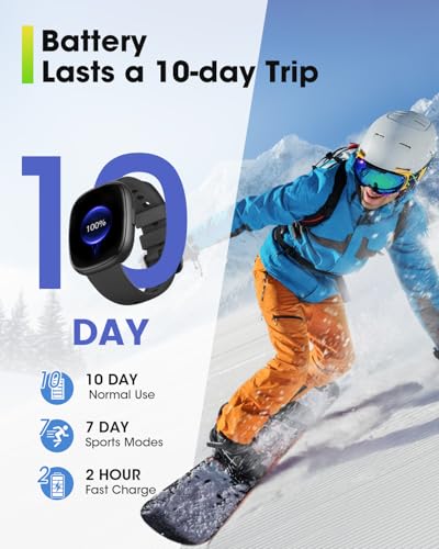 Image of Smart watch for Men Women Fitness: 1.83 inchFitness Tracker with Blutooth Call 24 /7 Heart Rate SpO2 Sleep Monitor IP68 Waterproof 120+Sport Mode Activity Tracker Compatible iPhone Android Phones (3 Bands)