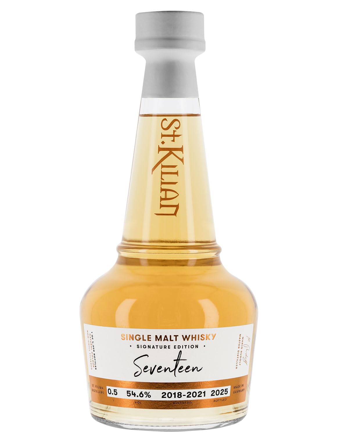 St. Kilian Whisky Signature Edition SEVENTEEN - [LIMITED EDITION] 54,6% Vol, 0,5l - Deutscher Premium Whisky aus ausgewählten Fässern - Fruchtig, würziger Whiskey - Whiskey Geschenk