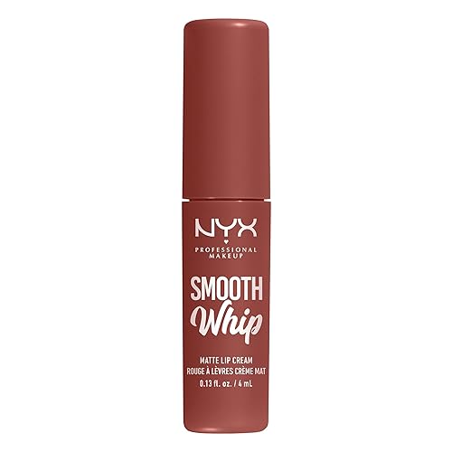 Miniatura 8 de NYX PROFESSIONAL MAKEUP Smooth Whip - Crema de labios mate, larga duración, hidratante, lápiz labial líquido vegano - Latte Foam (malva rosada)