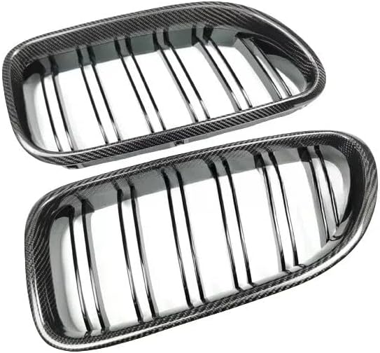 Real Carbon Fiber Front Bumper Kidney Grill for BMW M6 640i 650i F06 F12 2013-17