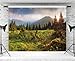 7x5ft Nature Landscape Backdrop Mountain Forest Pine Trees Photography Background Spring Scenery Travel Theme Party Banner Outdoor Decorations Supplies Photo Booth Props