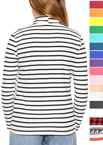 Image of STRETCH IS COMFORT Girl's Oh So Soft Long Sleeve Turtleneck | Youth Size 2-16