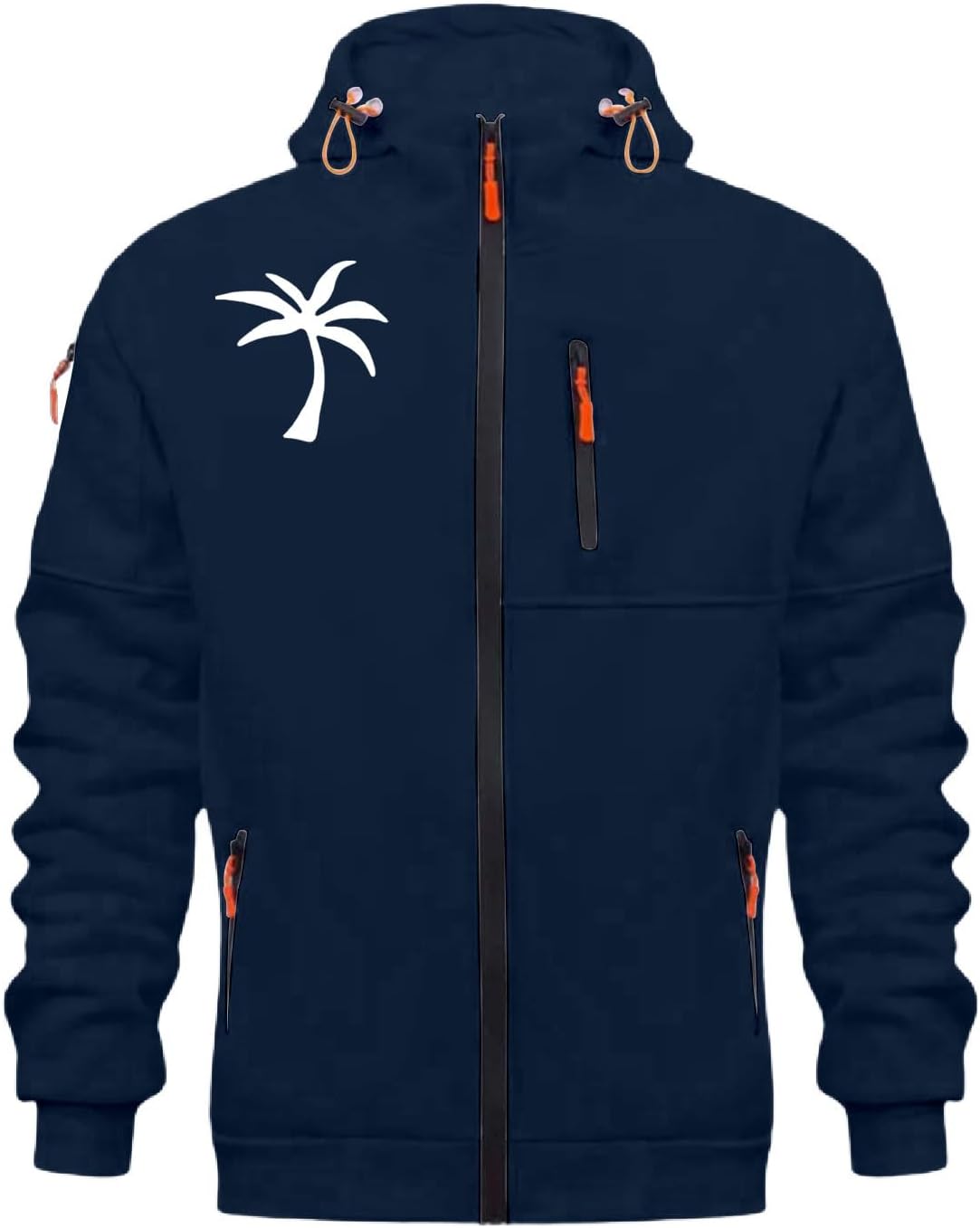 Hoodies For Men Zip Up Long Sleeve Fall Winter Hooded Sweatshirts Regular Fit Comfort Loungewear With Pockets For Casual Wear
