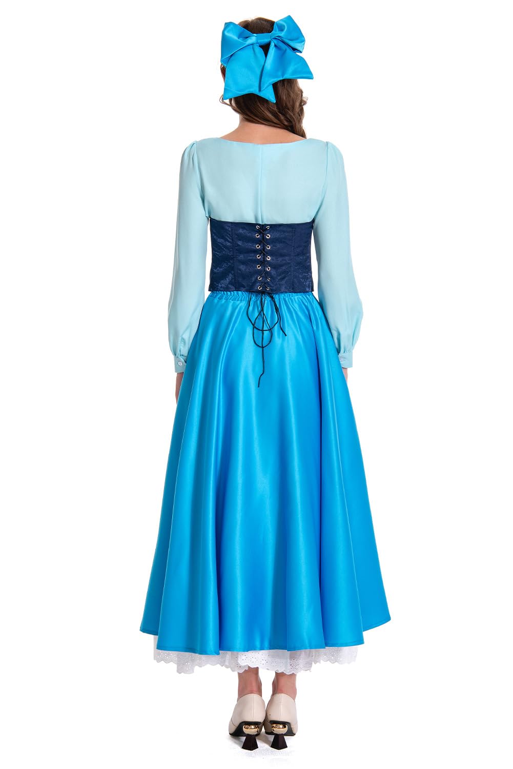 Disfraz de sirena para mujer, vestido de princesa, cosplay, traje de disfraz, juego de Halloween, carnaval