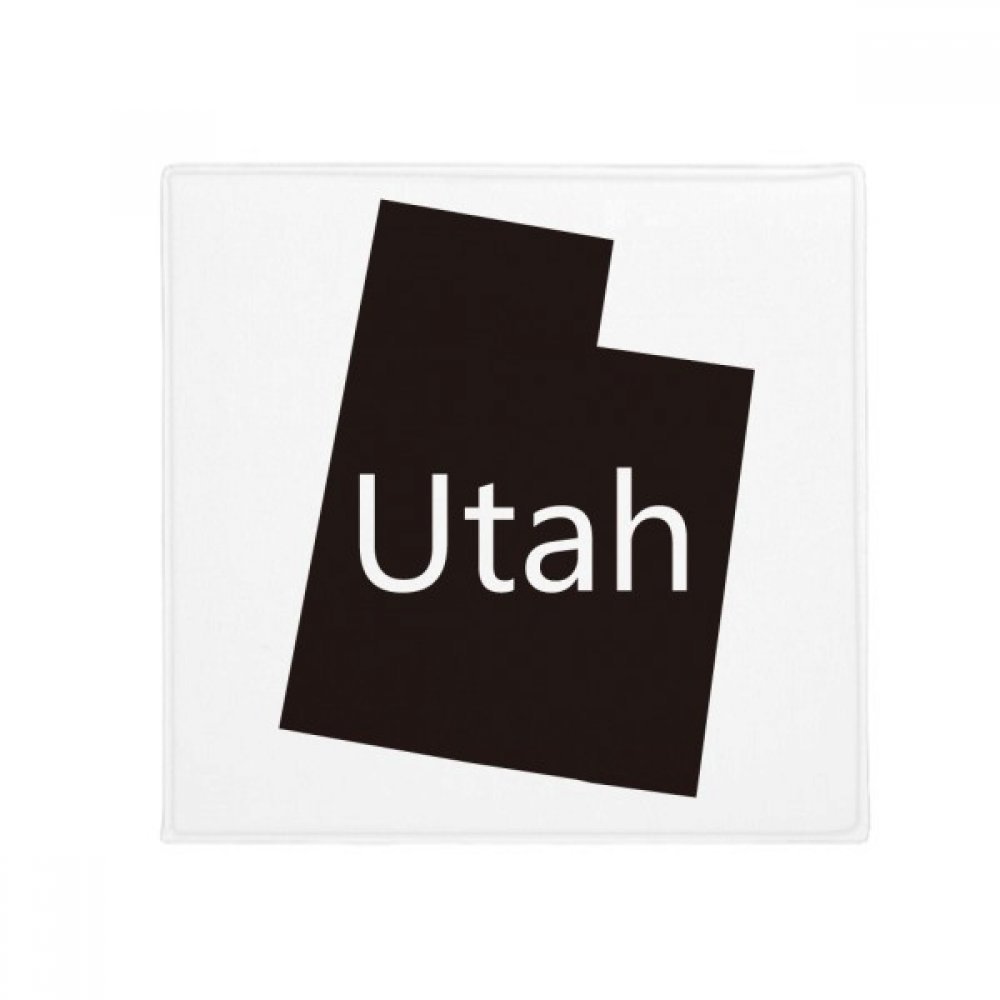Carte de l'Utah tapis de sol anti-dérapant multicouleur 80x80cm
